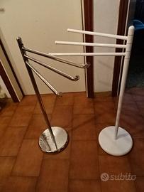 Porta asciugamani bagno a piantana