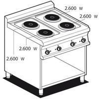 cucina elettrica professionale 