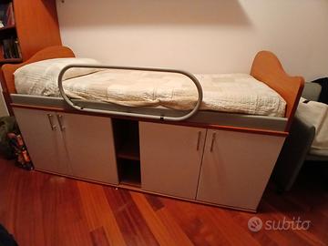 Letto singolo contenitore