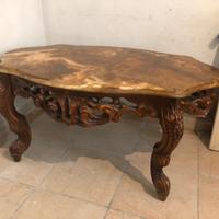Tavolino stile luigi xv piano marmo zona Piemonte