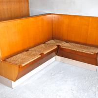 Panca angolare per cucina o taverna