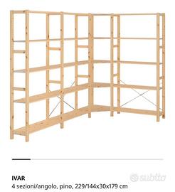 Ivar Ikea scaffali