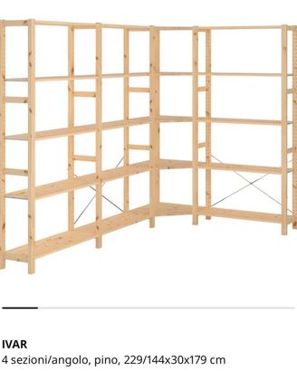 Ivar Ikea scaffali