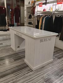 Scrivania shabby bianca