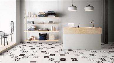 Piastrella 20x20 Patchwork B&W 05 Sant'Agostino