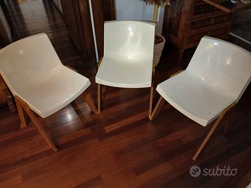 Set 3 sedie vintage PLURIMA by P.Orlandi & R.Lucci
