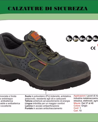 Stock di CALZATURE PROFESSIONALI e INFORTUNISTICA