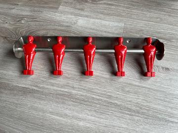 Appendiabito calciobalilla da parete