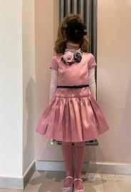 Vestito cerimonia bambina 5/6 anni Monnalisa