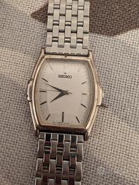 Orologio vintage seiko tonneau rettangolare 