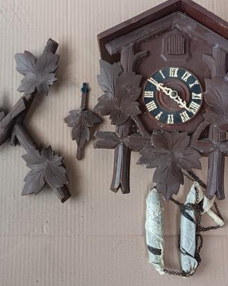 antico orologio a cucu 