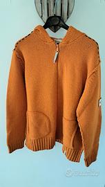 Maglione Arancio con zip pacific trail 
