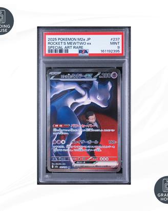 PSA 9 TEAM ROCKET'S MEWTWO EX M2A 237 MEGA DREAM