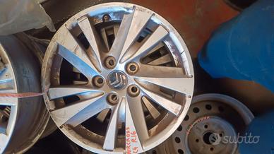 4 cerchi in lega 16" per citroen c4 