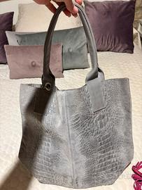 Borsa in vera pelle