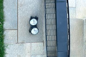 Mascherina conpleta di fendinebbia per Fiat 500L