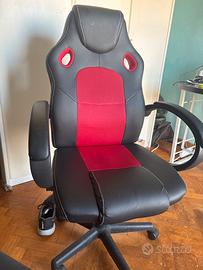 Sedia 7LABS Gaming Chair V1 BLACK-RED
