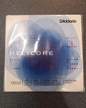 D'ADDARIO HELIOCORE MI PER CELLO H554 4/4M NUOVA