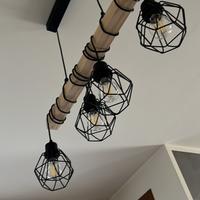 Lampadario moderno e 2 applique