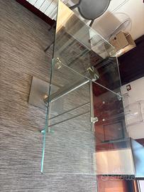 Tavolo in vetro da sala Coin
