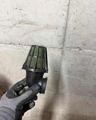 filtro a cono polini 90 gradi per carburatore 21