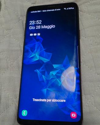 Samsung s9 plus nuovissimo zero graffi
