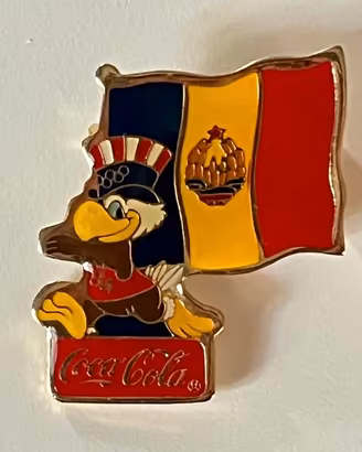 Pin-Comitato olimpico Los Angeles 1980- Romania