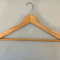 Gruccia legno antiscivolo