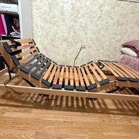 Rete motorizzata a doghe con alzate separate