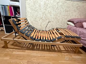 Rete motorizzata a doghe con alzate separate