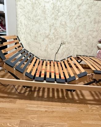 Rete motorizzata a doghe con alzate separate