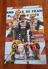 Poster Aprilia Campione del mondo 250 anno 1998