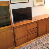 Mobili sala Molteni linea 4D di Angelo Mangiarotti