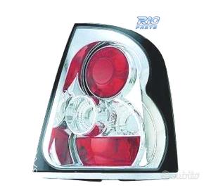 FANALI SKODA OCTAVIA 00-04 FONDO CROMATO