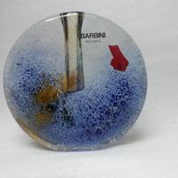 Alfredo Barbini Murano: vaso acquario monofiore 