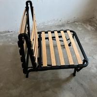 Rete letto regolabile doghe in legno + materasso