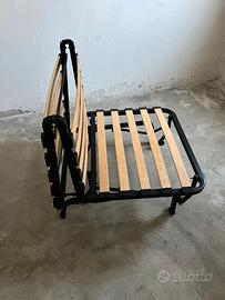 Rete letto regolabile doghe in legno + materasso