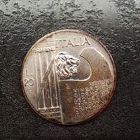 Moneta 20 lire Benito Mussolini 