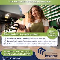 Corso SAB - Somministrazione Alimenti e Bevande