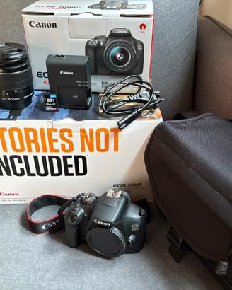 Macchina fotografica Reflex Canon EOS 2000D