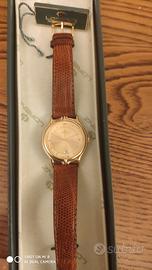 Orologio lorenz al quarzo placcato oro