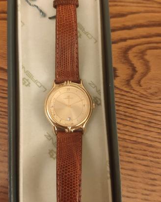 Orologio lorenz al quarzo placcato oro