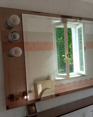 Set accessori bagno vintage Veca in cristallo