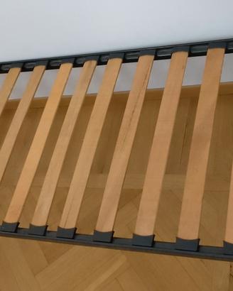 Letto singolo con doghe in legno 190 x 80 cm