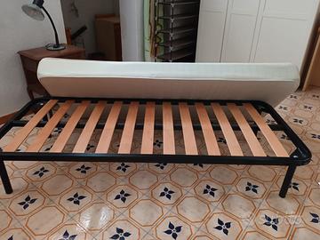Rete letto singolo doghe in legno