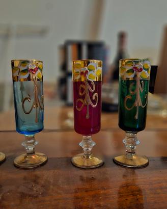 Set bicchieri in vetro