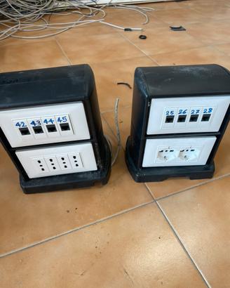 28 Torrette distribuzione elettrica da pavimento
