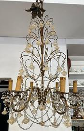 LAMPADARIO CON GOCCE  ROSELLINE MURANO