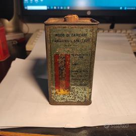 Scatola vintage Anigrina lamellare Polvere