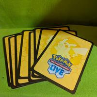 6 Carte Codice Pokémon Live da Riscattare